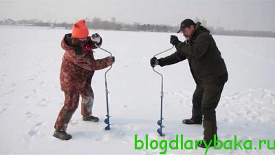 Как выбрать хороший ледобур для зимней рыбалки